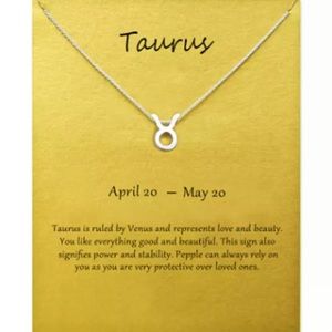 Taurus ♉️ Zodiac Sign  Necklaces